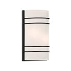 Access Lighting Cassi 20416-MBL-OPL Matte Black 120W Incandescent Wall Sconce