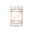 Access Lighting Artemis 20416LEDDLP-BS-OPL 2 Lights Brushed Steel 20W LED Wall Sconce