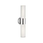 Access Lighting Aqueous 20442-BS-OPL 2 Lights Brushed Steel 120W Wall Sconce and Vanity