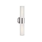 Access Lighting Aqueous 20442LEDDLP-BS-OPL 2 Lights Brushed Steel 8W LED Wall Sconce and Vanity