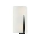 Access Lighting 20446LEDD-MBL-WHT Prong 16W Matte Black LED Wall Sconce