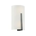 Access Lighting Prong 20446LEDDLP-MBL-WH 2 Lights Matte Black 20W LED Wall Sconce