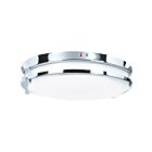 Access Lighting Solero 20464LEDEM-CH-ACR Chrome 1 Light 15W 12" LED Ceiling Light
