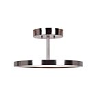 Access Lighting Sphere 20494LEDD-BS-ACR Brushed Steel 28W LED Semi-Flush