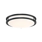 Access Lighting Solero III 20506LEDD-MBL-ACR Matte Black 15W LED Flush Mount