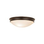 Access Lighting 20724-ORB-OPL Atom 100W Oil Rubbed Bronze Flush Mount