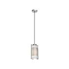 Access Lighting Iron 20738LEDDLP-BS-OPL Brushed Steel 10W LED Pendant