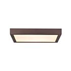 Access Lighting Ulko 20794LEDD-BRZ-ACR Bronze 20W Outdoor LED Flush Mount