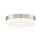 Access Lighting 20826LEDD-BS-OPL Roma 30W Brushed Steel LED Flush Mount