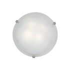 Access Lighting Mona 23020GU-BS-WH Brushed Steel 13W Flush Mount