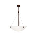 Access Lighting Noya 23072-BRZ-WHT Bronze 60W Pendant