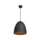 Access Lighting Nostalgia 23776-MBL-MGL Matte Black 60W Pendant