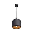 Access Lighting Nostalgia 23778-MBL-MGL Matte Black 60W Pendant