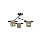 Access Lighting Prizm 23924-CH-CCL 3 Lights Chrome 180W Semi-Flush