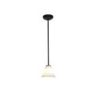 Access Lighting Martini 28004-1R-ORB-WHT Oil Rubbed Bronze 100W Pendant