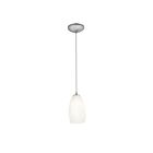 Access Lighting Champagne 28012-1C-BS-WHST Brushed Steel 100W Pendant