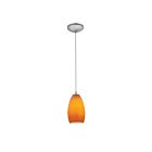 Access Lighting Champagne 28012-3C-BS-MYA Brushed Steel 10W LED Pendant