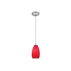 Access Lighting Champagne 28012-3C-BS-RED Brushed Steel 10W LED Pendant