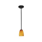 Access Lighting Sherry 28069-1R-ORB-AMB Oil Rubbed Bronze 100W Pendant