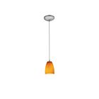 Access Lighting Sherry 28069-3C-BS-AMB Brushed Steel 10W LED Pendant