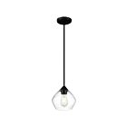 Access Lighting Vintage 28103LEDDLP-MBL-CLR 1-Light 7W Matte Black Pendant