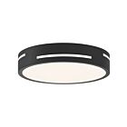Access Lighting Harmony 49945LEDD-MBL-ACR Matte Black 30W LED Flush Mount