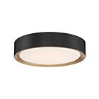 Access Lighting 49970LEDDCS-MBL-ACR Malaga 1-Light 24W Matte Black Flush Mount