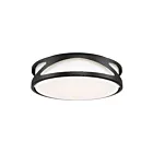 Access Lighting Lucia 49990LEDD-BL-ACR Black 16W LED Flush Mount