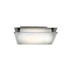 Access Lighting Vision 50032-BS-FST Brushed Steel 100W Flush Mount