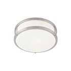Access Lighting Conga 50079-BS-OPL Brushed Steel 100W Flush Mount