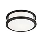 Access Lighting Conga 50080LEDDLP-MBL-OPL Matte Black 20W LED Flush Mount