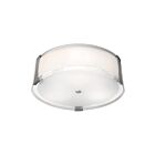 Access Lighting Tara 50121LEDDLP-BS-OPL Brushed Steel 10W LED Flush Mount