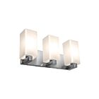 Access Lighting Archi 50177-BS-OPL 3 Lights Brushed Steel 180W Vanity