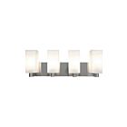 Access Lighting Archi 50178-BS-OPL 4 Lights Brushed Steel 240W Vanity