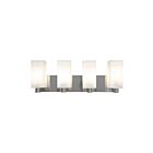 Access Lighting Archi 50178LEDDLP-BS-OPL 4 Lights Brushed Steel 40W LED Vanity