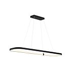 Access Lighting Ravello 50948LEDD-MBL-ACR 1-Light 40W Matte Black LED Pendant