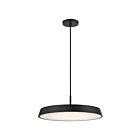 Access Lighting 50977LEDDCS-MBL-WHT Tallinn 1-Light LED 40W Matte Black Pendant