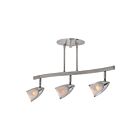Access Lighting Comet 52030LEDDLP-BS-OPL 3 Lights Brushed Steel 16.5W Adjustable LED Track