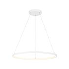Access Lighting Anello 52067LEDD-MWH-ACR 1-Light 25W Matte White LED Pendant
