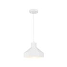 Access Lighting 52088-MWH Poly 1-Light Incandescent 60W Matte Black Pendant