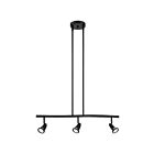 Access Lighting Cobra 52205LEDDLP-BL 3 Lights Black 15.9W Adjustable LED Pendant or Semi-Flush