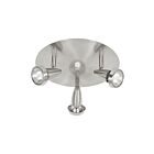 Access Lighting Mirage 52221LEDDLP-BS 3 Lights Brushed Steel 15.9W Adjustable LED Flush Mount