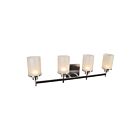 Access Lighting Perch 62512LEDD-BS-CSL 4 Lights Brushed Steel 20W LED Vanity
