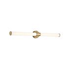 Access Lighting Retreat 62537LEDDCS-ABB-OPL Antique Brushed Brass 30W LED Vanity
