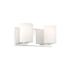 Access Lighting Oslo 62581LEDDLP-CH-OPL 2 Lights Chrome 18W LED Vanity