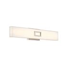 Access Lighting 62612LEDD-BS-OPL Restore 25W Brushed Steel LED Vanity Light