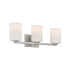 Access Lighting Sienna 62623LEDDLP-BS-OPL 3 Lights Brushed Steel 10W LED Vanity