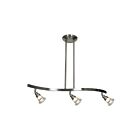 Access Lighting Optix 63053LEDD-MC-ACR 3 Lights Matte Chrome 15W LED Pendant Spotlight
