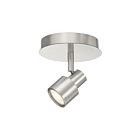 Access Lighting Lincoln 63071LEDDLP-BS 1 Light Brushed Steel 5.5W Adjustable LED Flush Mount