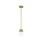 Access Lighting 63080-BG-CLR Shelby 1-Light Incandescent 60W Brushed Gold Pendant